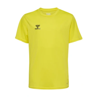 Abbildung von Hummel Essential SS Tshirt basic für Kinder, Größe: 152, Blazing yellow