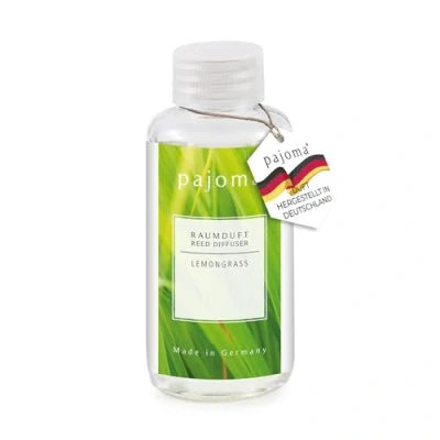 Abbildung von pajoma® Raumduft Nachfüllflasche 100 ml, Lemongras Nachfüller für Lufterfrischer intensiver und hochwertiger Duft in Premium Qualität