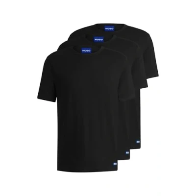 Abbildung von HUGO Naolo 3 PACK Tshirt basic, Herren, Größe: XS, Black
