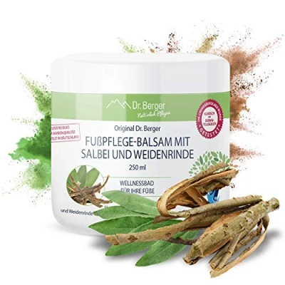 Abbildung von Original Dr. Berger Fusspflege Balsam mit Salbei und Weidenrinde Naturkosmetik 250ml