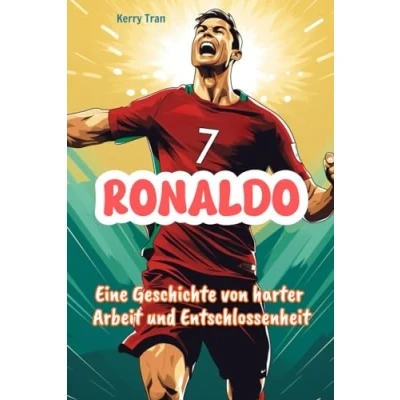 Abbildung von Ronaldo: Eine Geschichte von harter Arbeit und Entschlossenheit: Inspirierendes Ronaldo Biografiebuch für Kinder (German Edition) (Biografien Kinder)
