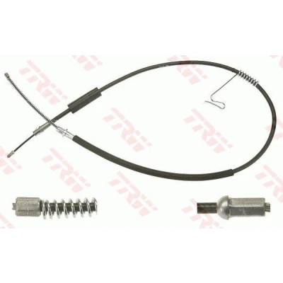 Abbildung von TRW GCH3001 Handbremsseil 1547, 1257 Trommelbremse FORD: Transit Mk6 Van, Mk5 Minibus, Platform / Chassis