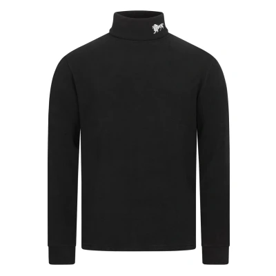 Abbildung von Lonsdale Normale Passform Curdworth Strickpullover, Herren, Größe: Small, Black/white