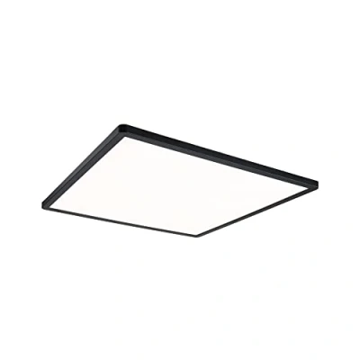 Abbildung von Paulmann 71002 LED Panel Atria Shine 420x420mm 3 Step Dim eckig incl. 1x22 W dimmbar Warmweiß Schwarz Lichtpanel Kunststoff Deckenpanel 3000 K