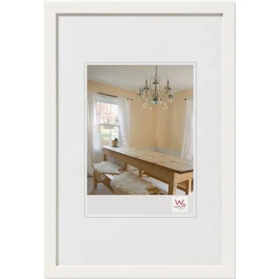 Abbildung von walther design Bilderrahmen polarweiss 40 x 60 cm Peppers Holzrahmen BP460V