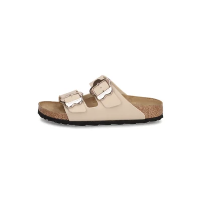 Abbildung von Birkenstock Arizona Flower Buckle Unisex Riemensandalette für Kinder, Größe: 34, Sandcastle Schuhe
