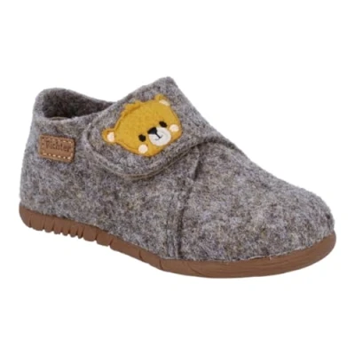 Abbildung von Richter Kinderschuhe Jungen Unisex Kinder Filzi Hausschuh, Chestnut, 25 EU