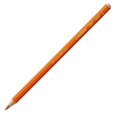 Abbildung von Buntstift für fast alle Oberflächen STABILO All 12er Pack orange