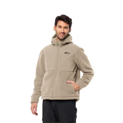 Abbildung von Jack Wolfskin Felslicht Hooded Fleecejacke, Herren, Größe: Large, Anis