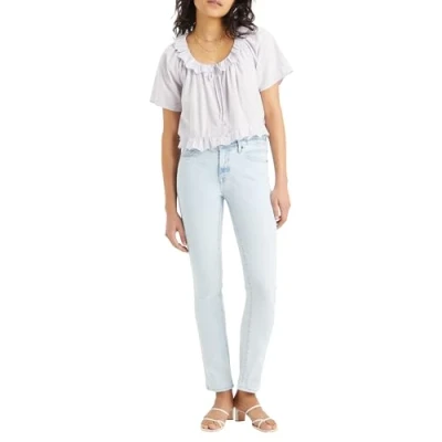 Abbildung von Levi&#039;s 712 Slim WELT Pocket Jeans Fit, Damen, Größe: 29x30, Trees please