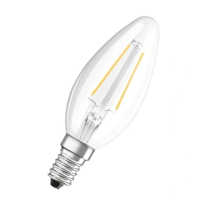 Abbildung von OSRAM LED Star Classic B, Sockel: E14, Nicht Dimmbar, Warmweiß, Ersetzt eine herkömmliche 25 Watt Lampe, Filament, 3 x 2er Pack