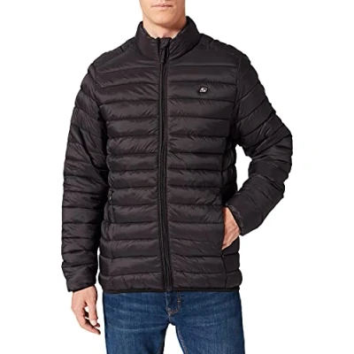 Abbildung von Blend BHRomsey Herren Steppjacke Übergangsjacke Herrenjacke Jacke gefüttert mit Stehkragen, Größe:2XL, Farbe:Black (194007)
