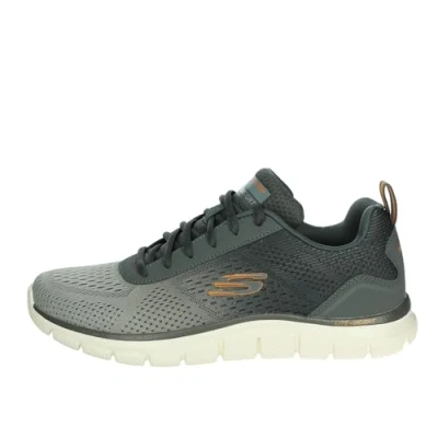 Abbildung von Skechers Herren Track Ripkent Sneaker, Olive Mesh Synthetic, 45.5 EU