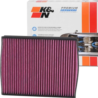Abbildung von K&amp;N Filters DVF5012 Innenraumfilter Aktivkohlefilter 256 35 quadratisch FORD: KUGA 2, FOCUS 3 Turnier, 3, VOLVO: V40 Hatchback