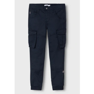 Abbildung von Name it Nitbamgo REG R TWI CA M NMT NO Cargohose für Kinder, Größe: 116, Dark sapphire