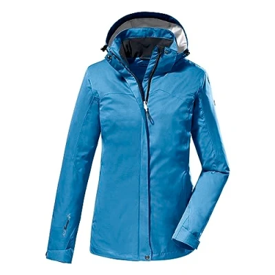 Abbildung von killtec Damen Funktionsjacke/Outdoorjacke mit abzippbarer Kapuze KOS 133 WMN JCKT, hell ocean, 42, 38383 000