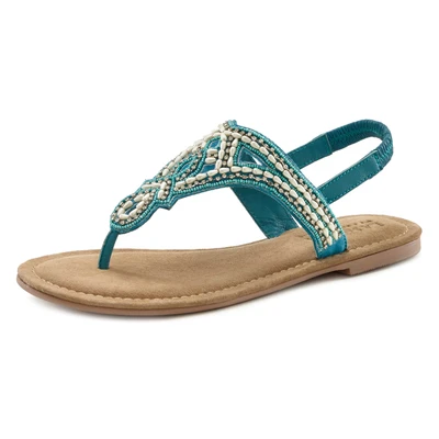Abbildung von Lascana Zehentrenner Zehentrenner, Damen, Größe: 37, Türkis Schuhe