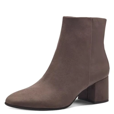 Abbildung von MARCO TOZZI Damen Stiefeletten mit Absatz Elegant Reißverschluss, Braun (Pepper), 37 EU