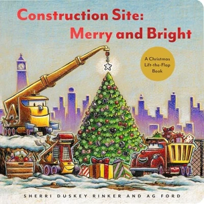 Abbildung von Construction Site: Merry and Bright: A Christmas Lift the Flap Book (Goodnight, Goodnight Site)