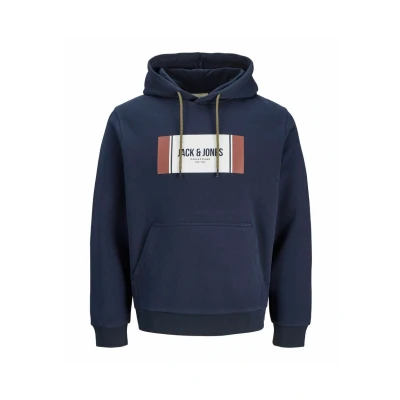 Abbildung von Jack &amp; Jones Kapuzenpullover, Herren, Größe: Medium, Navy blazer
