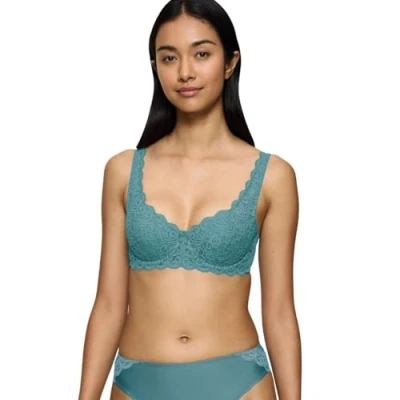 Abbildung von Triumph Amourette Bügel BH, Damen, Größe: 80D, Quiet turquoise