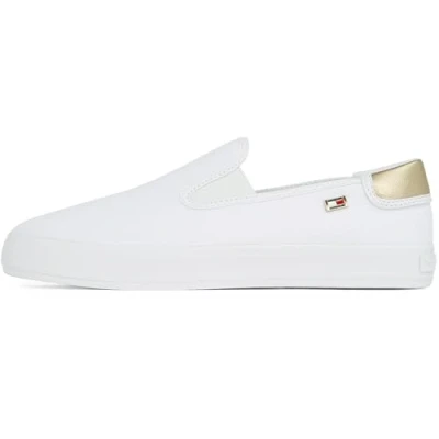 Abbildung von Tommy Hilfiger Slipper, Damen, Größe: 37, White Baumwolle