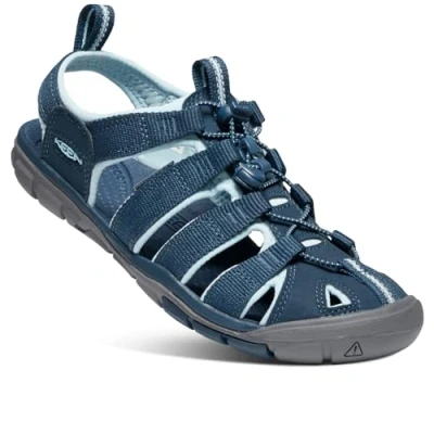 Abbildung von Keen Clearwater CNX Trekkingsandale, Damen, Größe: 39.5, Navy/blue glow Schuhe