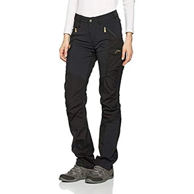 Abbildung von Fjällräven Nikka Trousers Curved Outdoorhose, Damen, Größe: 36, Schwarz