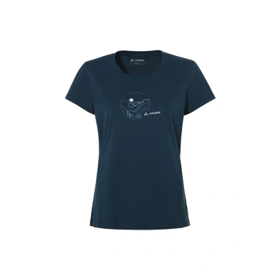 Abbildung von VAUDE Damen Women&#039;s Cyclist V T Shirt, Dark Sea/Blue, 46 EU