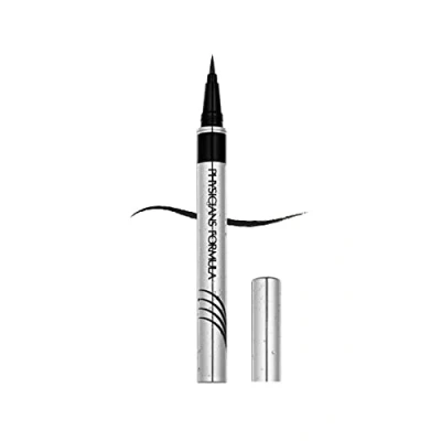 Abbildung von Physicians Formula Eye Booster Waterproof Ultra Fine Liquid Eyeliner wasserfester, schnell trocknender flüssig aufzutragen, stärkt und nährt die Wimpern Vegan Blackest Black