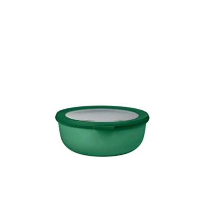 Abbildung von Mepal Multi Bowl Cirqula Round Vorratsdose mit Deckel Geeignet als Luftdichte Aufbewahrungsbox für den Kühlschrank, Mikrowellengeschirr &amp; Frischhaltedosen 1250 ml Vivid green