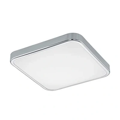 Abbildung von EGLO Wandleuchte »MANILVA«, 1 flammig, Leuchtmittel LED Board fest integriert, Badezimmer Deckenlampe, Deckenleuchte, Stahl und Kunststoff