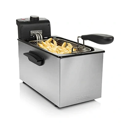 Abbildung von Tristar Fritteuse, 3L Kapazität, 2000W, Einstellbarer Thermostat (130 190C), Überhitzungsschutz, Spülmaschinenfeste Teile, Leicht zu Reinigen, FR 6946