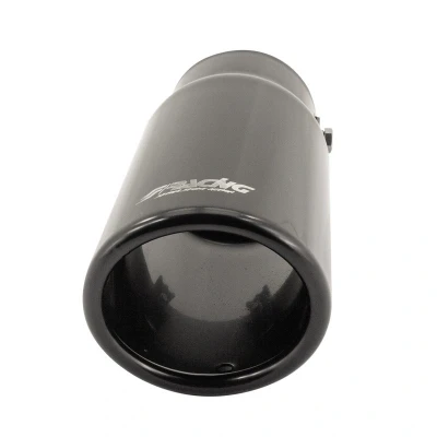 Abbildung von Simoni Racing TRX/01N Auspuffblende 76mm schwarz gerade, rund Edelstahl 180mm