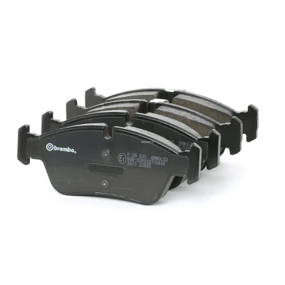 Abbildung von BREMBO P 06 035 Bremsbelagsatz für Verschleißwarnanzeiger vorbereitet mit Kolbenclip ohne Zubehör BMW: 3 Saloon, Touring, 1 Hatchback