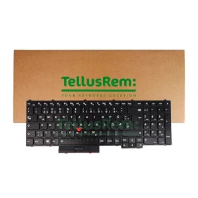Abbildung von TellusRem ersatztastatur Deutsche Hintergrundbeleuchtung für Lenovo Thinkpad P50 P70 P51 P71