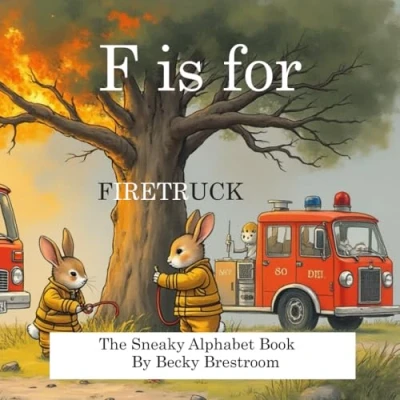 Abbildung von F is for FIRETRUCK: The Sneaky Alphabet Book