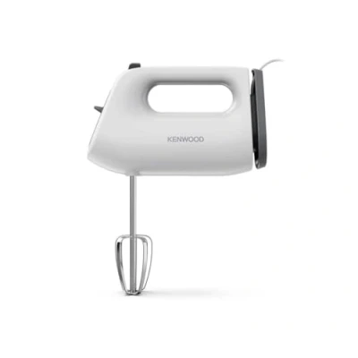 Abbildung von Kenwood QuickMix Lite HMP10.00WH Handmixer, Handrührgerät mit SureEject Entriegelung und Kabelaufwicklung, inkl. Doppenschneebesen, 300 Watt Motor, Weiß