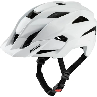 Abbildung von ALPINA KAMLOOP Individuell Anpassbarer, Leichter &amp; Sicherer Fullface Fahrradhelm mit Kinnbügel, für Erwachsene, White matt, M (56 59 cm)