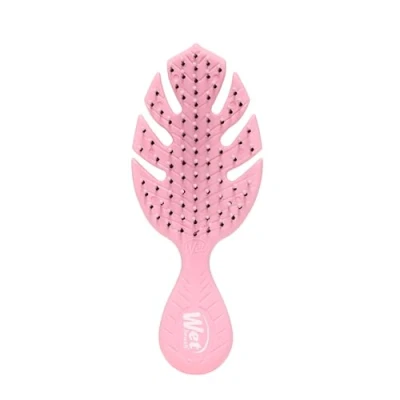 Abbildung von WetBrush Go Green Mini Entwirrungsbürste mit ultraweichen Intelliflex Borsten, um Knoten sanft Leichtigkeit zu trennen, Wet Brush Detangler ist haarschonend, pflanzlich, geeignet für alle