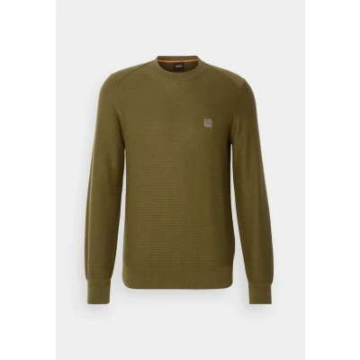 Abbildung von BOSS Anion Strickpullover, Herren, Größe: Large, Green