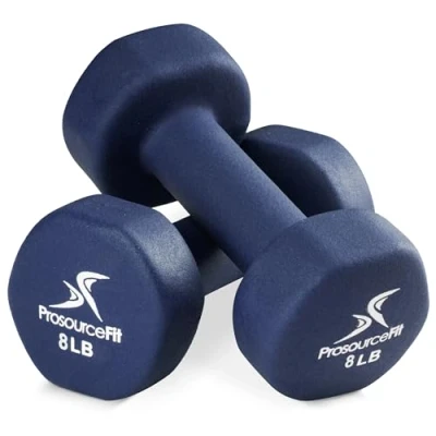 Abbildung von ProsourceFit Neoprene Dumbbell Coated for Non Slip Grip, 8 lb