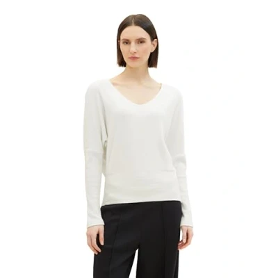 Abbildung von TOM Tailor MIT Kapuze Weste, Damen, Größe: Large, Whisper white