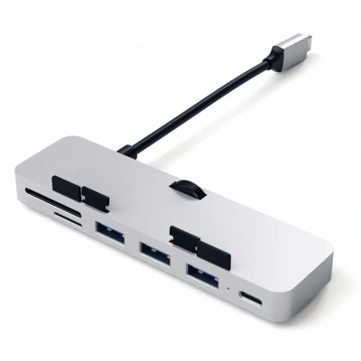 Abbildung von Satechi USB C Hub Aluminium Clamp Pro silber SB Supply ST TCIMHS