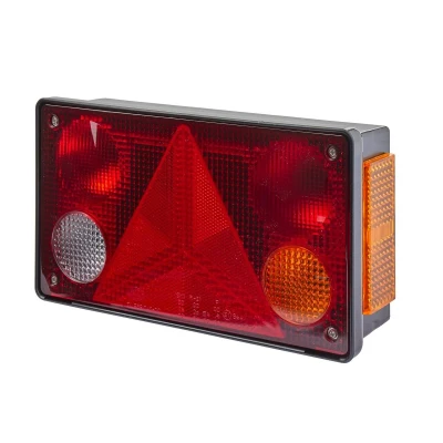 Abbildung von HELLA 2VP 340 400 121 Heckleuchte rechts mehrfarbig ohne Glühlampen, für Anhänger