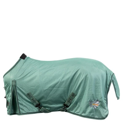 Abbildung von BR Mini Pferdefliegendecke Grün Unterlänge: 105 cm &amp; Rückenlänge: 75