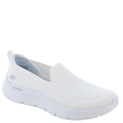 Abbildung von Skechers Performance GO WALK FLEX SLIP ON Walkingschuh, Damen, Größe: 41, White Textil