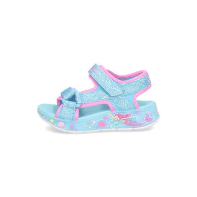 Abbildung von Skechers Mermaid Dreams Riemensandalette blue/multicoloured für Kinder, Größe: 29, Blue/multi/coloured Schuhe