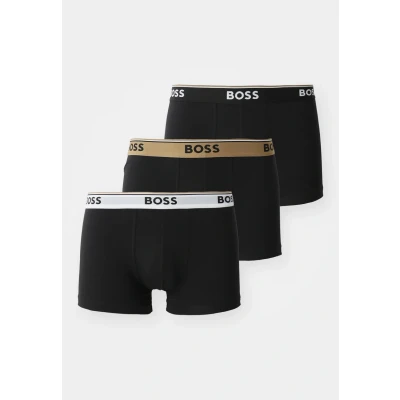 Abbildung von BOSS Power 3 PACK Boxerbriefs, Herren, Größe: Medium, Schwarz grau weiß