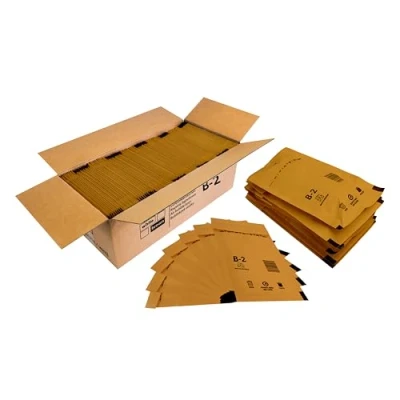 Abbildung von Trifoo 200 Versandtaschen Luftpolsterumschläge haftklebend Luftpolsterversandtaschen Luftpolstertaschen Polsterumschläge B2 (135 x 225 mm) braun Selbstklebeverschluß Stück